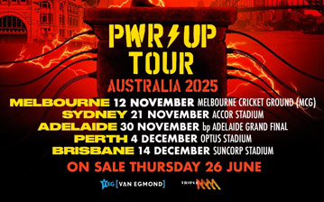 Australian "PWR/UP Tour" Announced for November/December